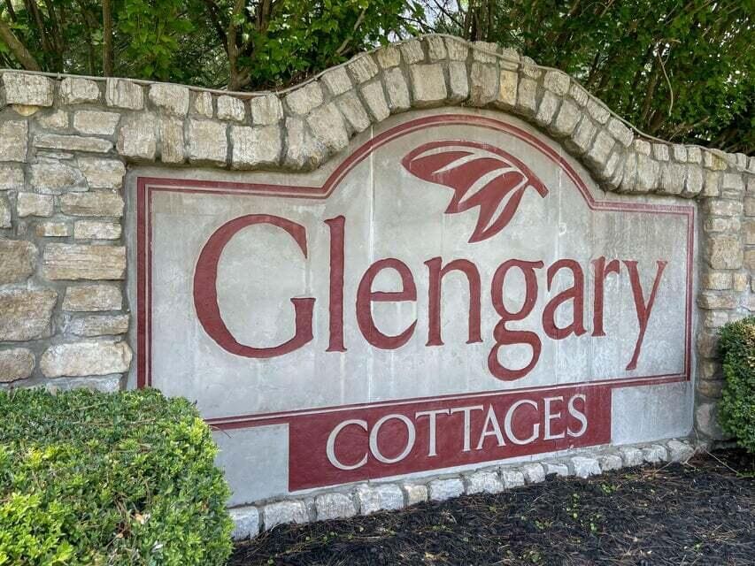 Glengary Cottages Entrance Sign at 2177 W Glengary Court, Springfield, MO 65810