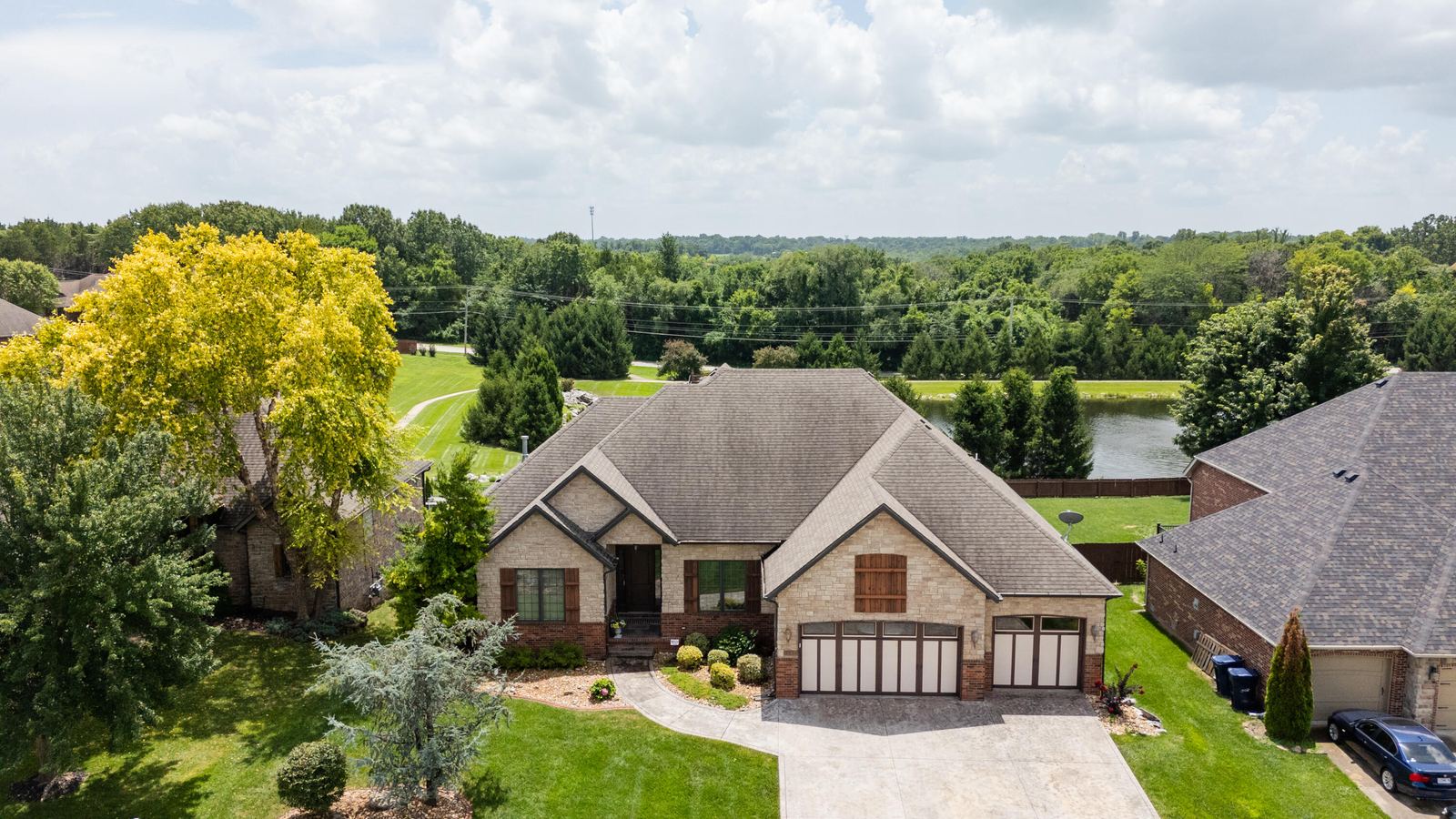Drone-2 at 2818 E Cherrybark Street, Springfield, MO 65804