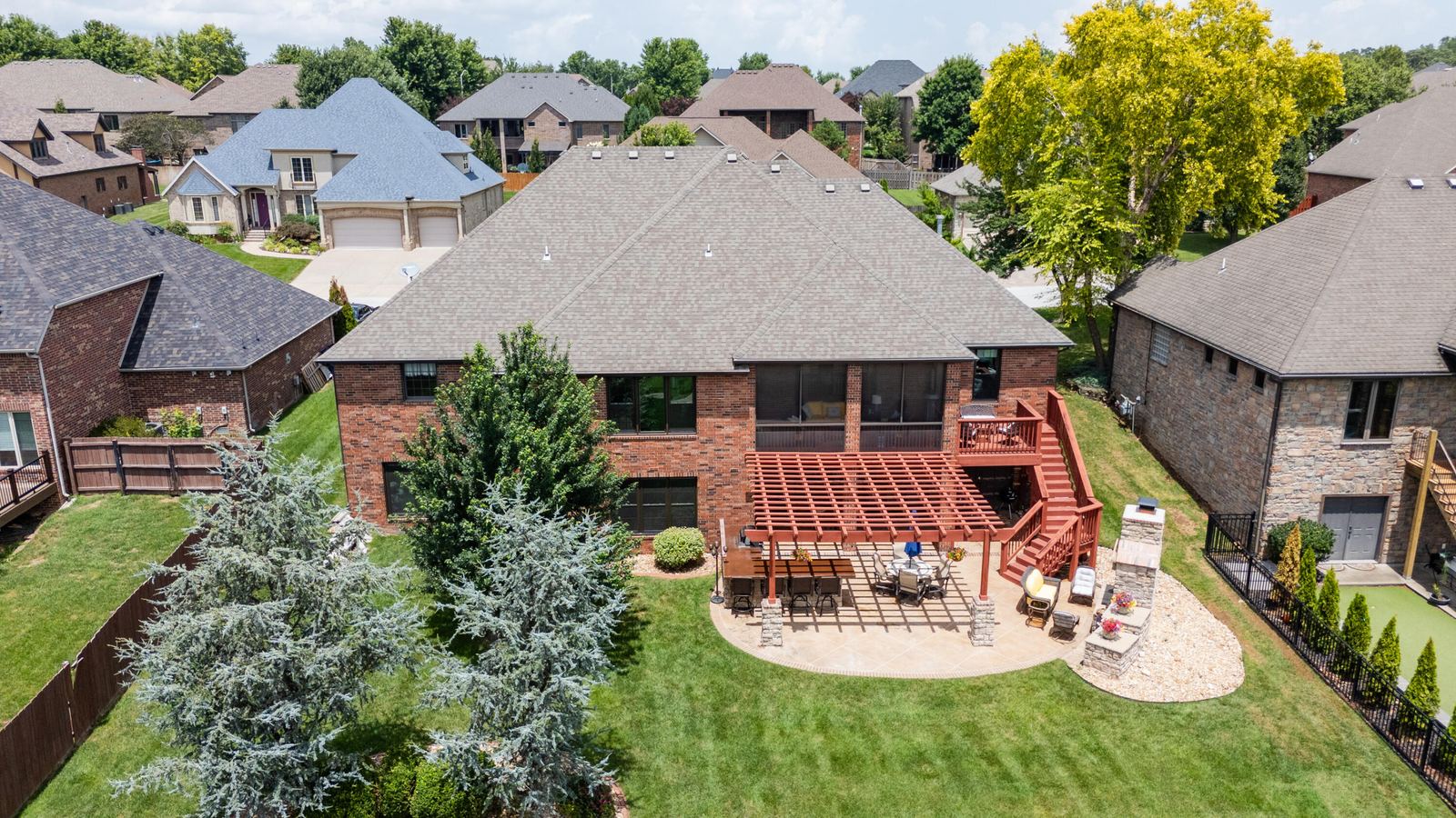 Drone-6 at 2818 E Cherrybark Street, Springfield, MO 65804
