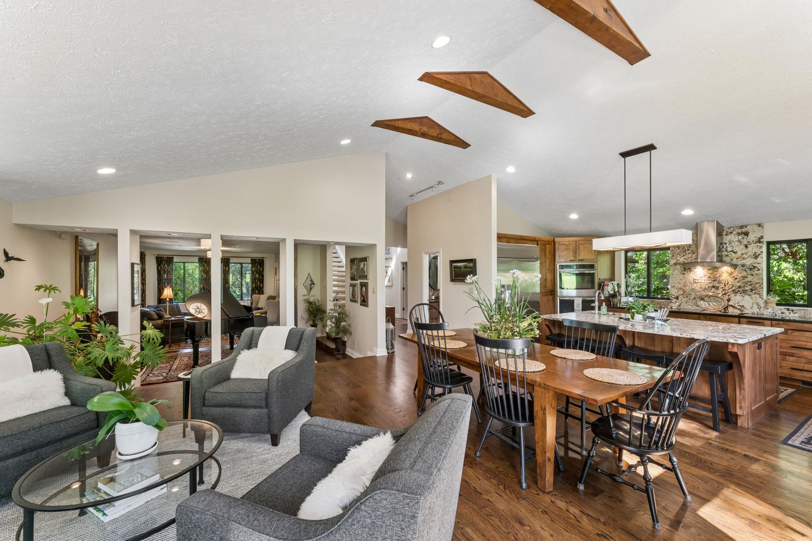 Kitchen/Hearth room at 4550 E Bannister Road, Springfield, MO 65809