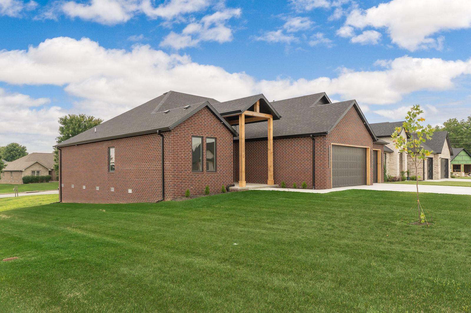Front from side at 5048 E Swale Court, Springfield, MO 65802