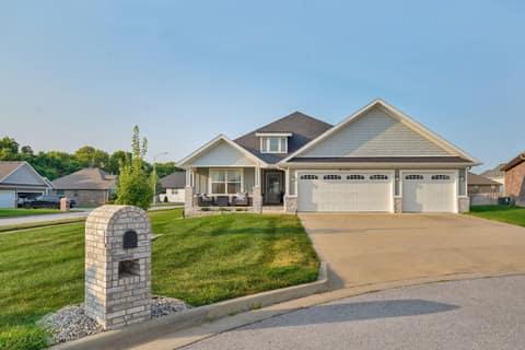 Front of 4309 Hidden Oak Court, Springfield, MO 65802