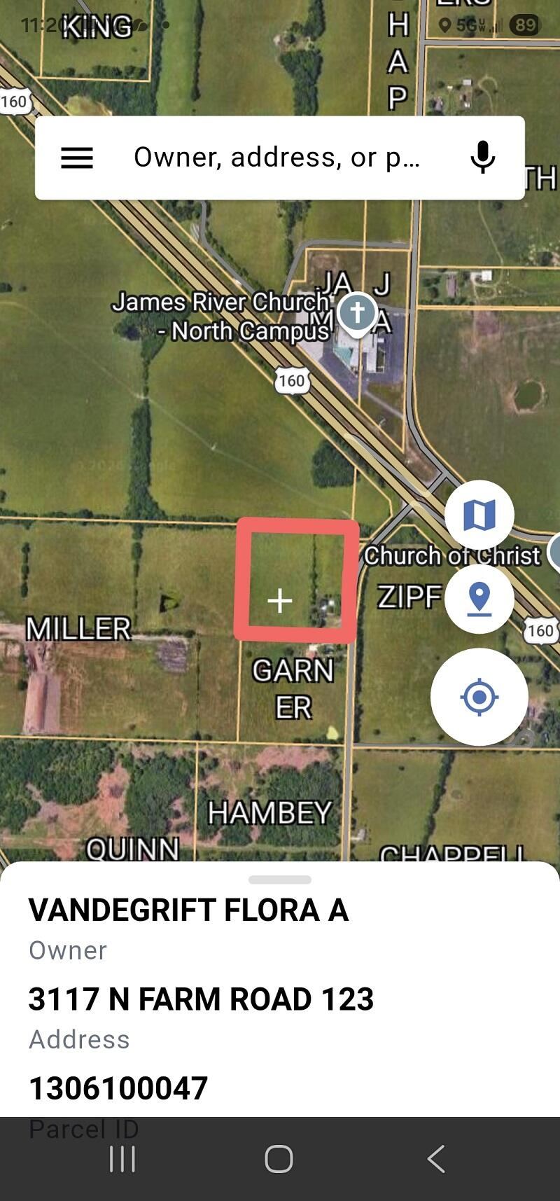 Plat from Land Glide at 3117 N Farm Road 123, Springfield, MO 65803