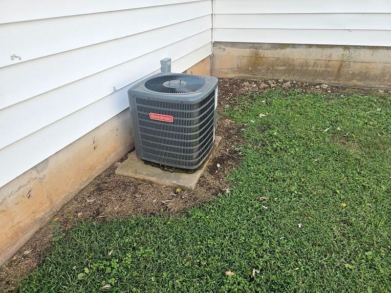 AC unit at 3117 N Farm Road 123, Springfield, MO 65803