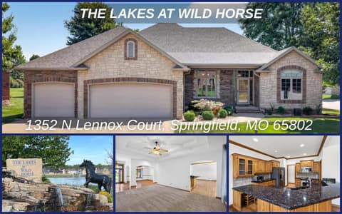 Front of 1352 N Lennox Court, Springfield, MO 65802