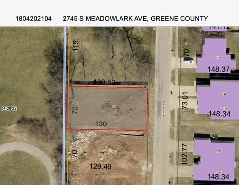 Front of 2745 S Meadowlark Avenue, Springfield, MO 65807