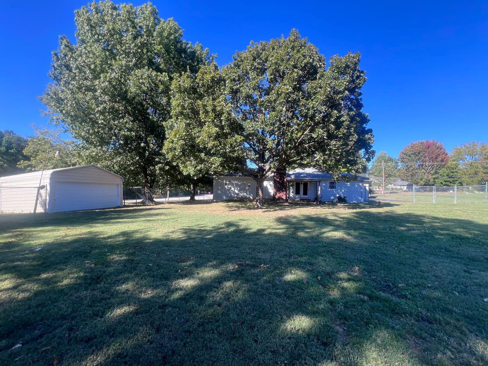 Backyard at 5020 E Farm Rd 138, Springfield, MO 65809