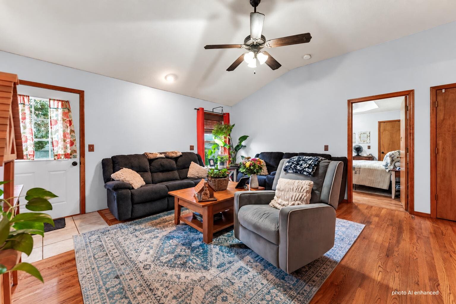 Cozy AI-Enhanced Living Room at 828 S Natalie Avenue, Springfield, MO 65802