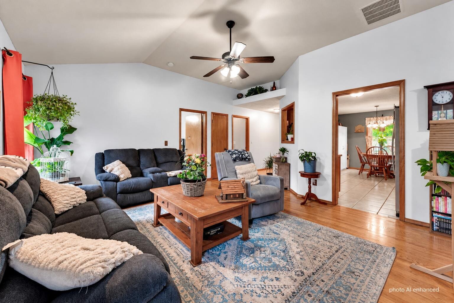 Cozy Living Room with Greenery at 828 S Natalie Avenue, Springfield, MO 65802