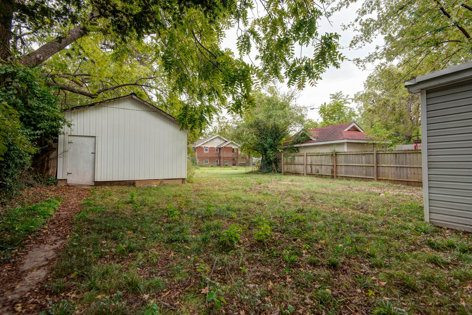 Back yard at 2216 N Taylor Avenue, Springfield, MO 65803